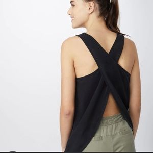 BNWT tentree Harbour tank in Meteorite Black size L